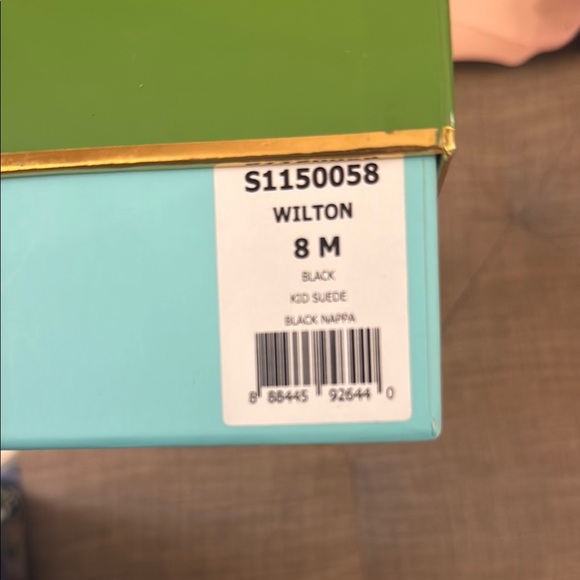 Kate Spade Black and Pink Floral Embroidered Flats - Picture 6 of 7